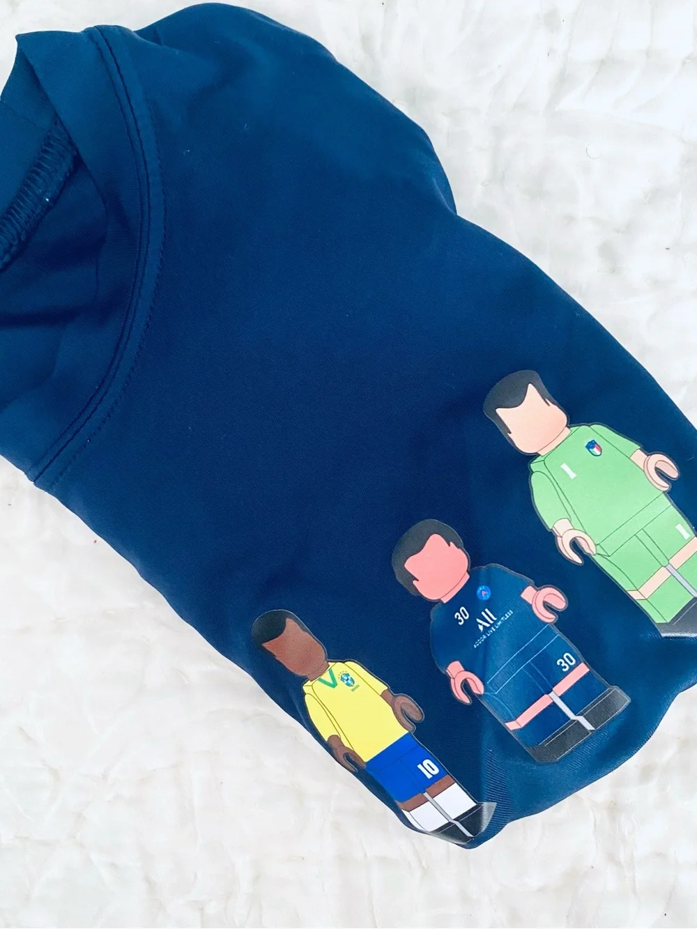 👍🏽Boys “Roblox” Blue Soccer Print T-Shirt SZ S (y)